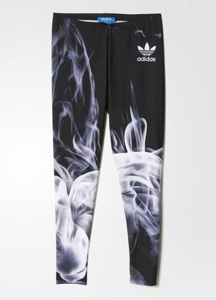 Adidas smoke leggings лосины для спорта