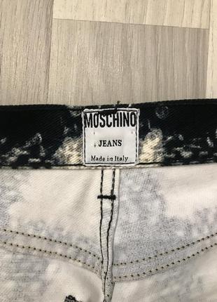 Джинсы мом в клетку бренда moschino5 фото