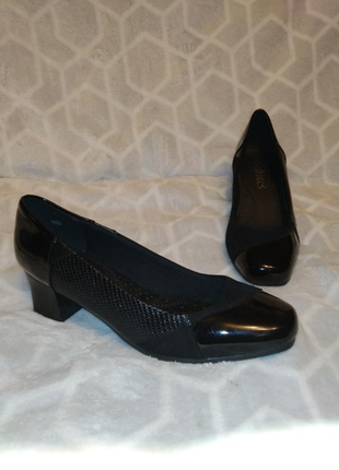 Нарядные туфли на устойчивом, квадратном, широком, толстом, не высоком каблуке2 фото