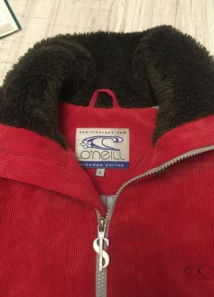 Винтажная лыжная сноуборд куртка женскаяo’neil р.s яркая2 фото