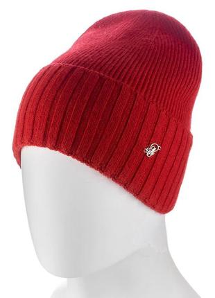 Шапка женская из ангоры atrics wh741 бордовый