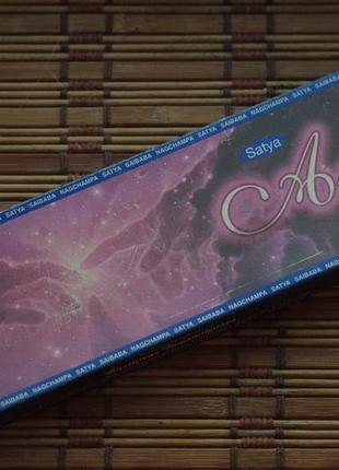 Индийские благовония благовония satya adhya 35g