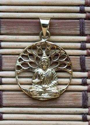 Кулон будда под деревом . индия