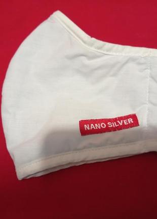 Ро31 хлопковая маска защитная белая медицинская плотная тканевая многоразовая хлопок