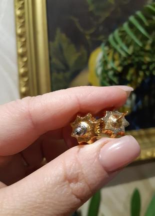 Серьги винтаж стразы, звезды, похожие на avon 80х 2