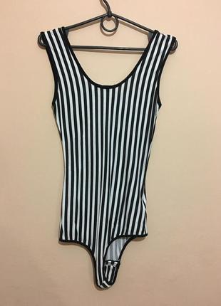 Смугастий боді missguided stripe bodysuit3 фото