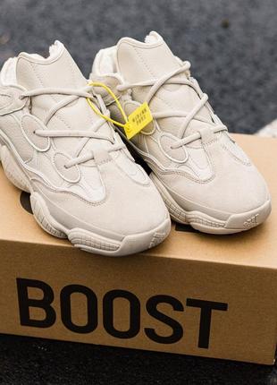 Adidas yeezy boost 500 кроссовки с мехом