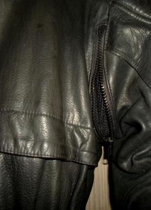 Куртка шкіряна мотокуртка жіноча розмір 484 фото