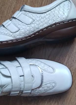 Кожаные туфли кроссовки verona di marco