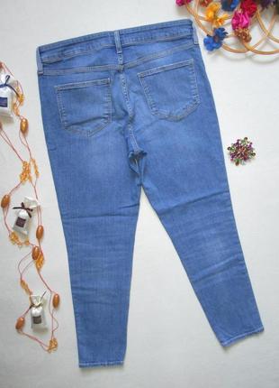 Мега шикарные стрейчевые джинсы с велюровыми лампасами высокая посадка f&f 🍁🌹🍁4 фото