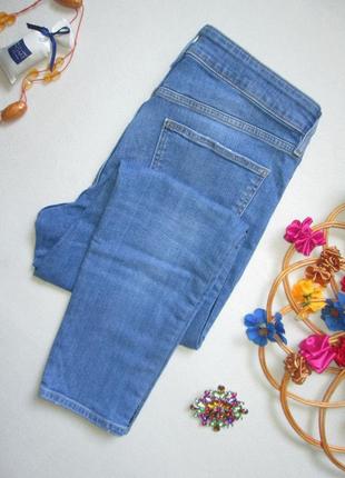 Мега шикарные стрейчевые джинсы с велюровыми лампасами высокая посадка f&f 🍁🌹🍁7 фото