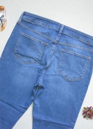 Мега шикарные стрейчевые джинсы с велюровыми лампасами высокая посадка f&f 🍁🌹🍁5 фото