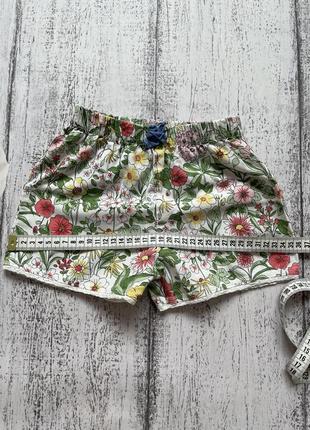 Крутые котон шорты цветы next 3года 4