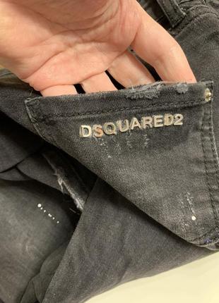 Чёрные джинсы dsquared25 фото