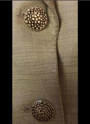 Піджак - френч,сірого кольору, розмір 46,6 фото