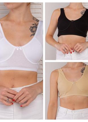 Женский хлопковый топик, ozkan турция. 100% хлопок. белый, бежевый, чёрный.
