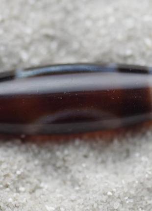 Тибетский амулет бусина дзи ( земля и небо) оригинал агат 37мм