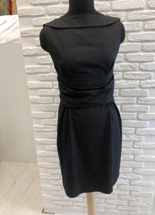 Платье чёрное мини