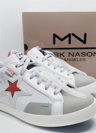 Шикарные кожаные удобные кроссовки кеды skechers mark nason оригинал
