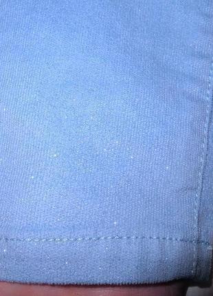 Теплые мерцающие штаны джеггинсы леггинсы children's place на девочку 5-6 лет микровельвет6 фото