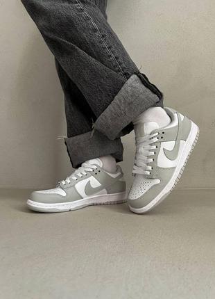 Кросівки dunk low grey premium кроссовки
