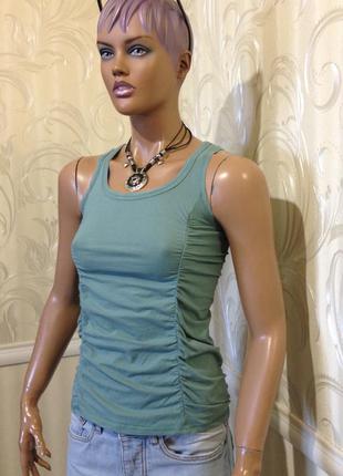 Маєчка з оригінальною складанням, united colors of benetton, розмір m