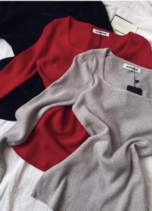 Кофта рубчик водолазка гольф пуловер светр светер джемпер
