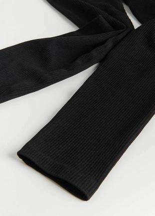 Лосины пуш ап в рубчик с эффектом утяжки