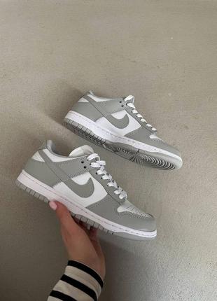 Dunk premium low grey брендовые кроссовки найк серые мужские унисекс чоловічі сірі низькі кросівки унісекс