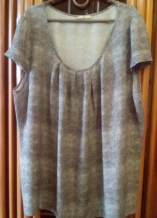 Футболка жіноча,штапельная,р. 58-60.