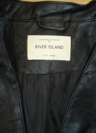 Куртка-кардиган   из эко кожи "river island" 46-48 р9 фото