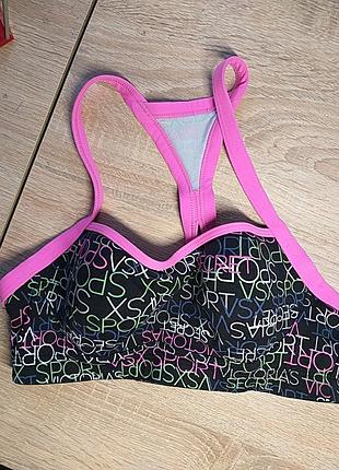 Victoria's secret vsx sports bra🔥вікторія сікрет спортивной бюстгальтер/бра/топ для занятий спортом/бега/активного отдыха.