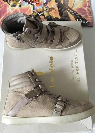 Ecco черевики шкіряні,p38,5 3