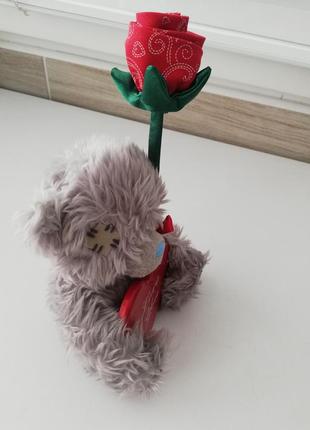 Мишка тедди teddy bear от my to you с сердцем 14 см.2 фото