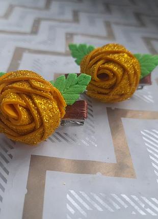 Заколки розочки
