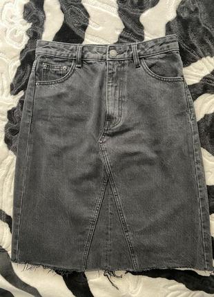 Джинсова спідниця від stradivarius denim jeans skirt