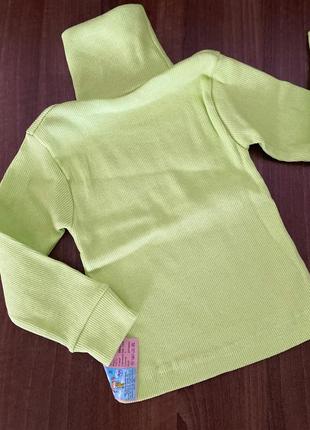 Гольфик «лапша» салатового кольору р. 92-98