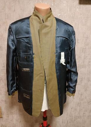 Guabello италия 50 р. мужской пиджак шерсть8 фото