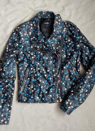 Крута куртка-косуха кожанка bershka наложка