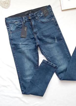 Reserved стильні чоловічі сині джинси слім slim р.30 s-m2 фото
