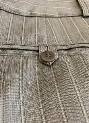 Стильные брюки штаны лён шелк бренд hessnatur.7 фото