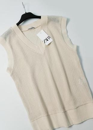 Новый свободная футболка  от zara5 фото