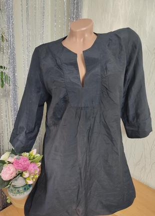 Натуральний шовк,бавовна,блуза autograph,12/m