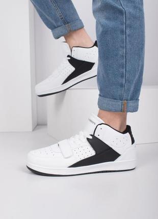 Чоловічі завищені кросівки еко шкіра демисезон