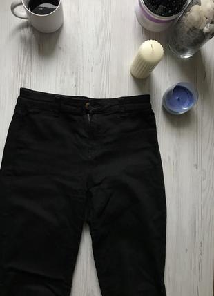 1+1=3!!! акция!! чёрные классические джинсы в обтяжку2 фото