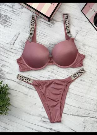 Комплект victoria's secret стрази