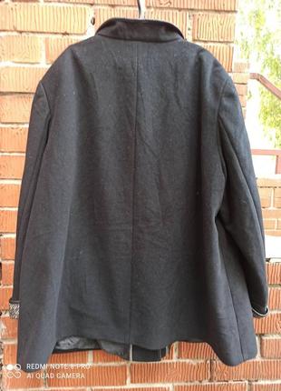 Пальто демисезонное шерсть+кашемир isabell 56-58 woolmark5 фото