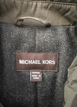 Демісезонний новий чоловічий плащ, чоловіче пальто michael kors, розмір м2 фото