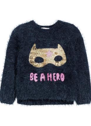 Нарядная кофта джемпер травка  девочке 3 - 4 года h&m