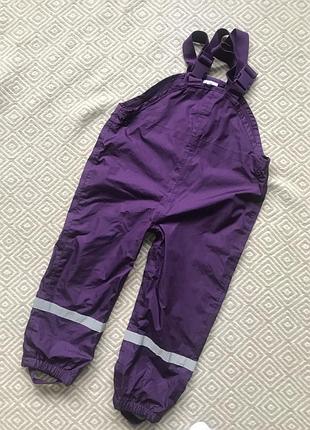 Штаны плащевые на хлопковой подкладке